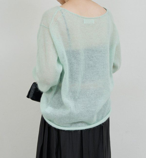  「シアーモヘアプルオーバー」|ニット・セーター|