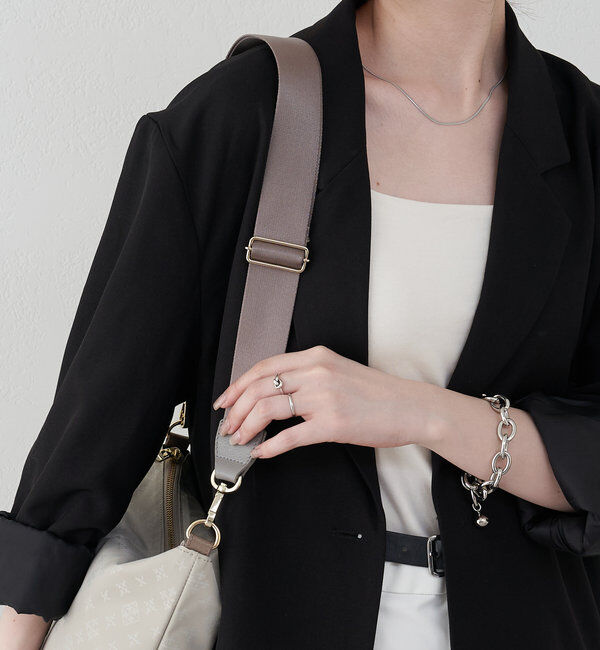  「ナイロンジャガードシンプルショルダーバッグ」|ショルダー・メッセンジャー|