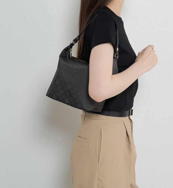  「ナイロンジャガードシンプルショルダーバッグ」|ショルダー・メッセンジャー|