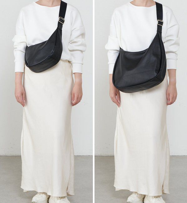  「ソフトレザーラウンドショルダーバッグ」|ショルダー・メッセンジャー|