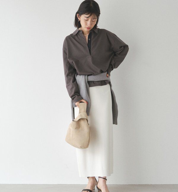  「スエード巾着ハンドバッグ」|トートバッグ|