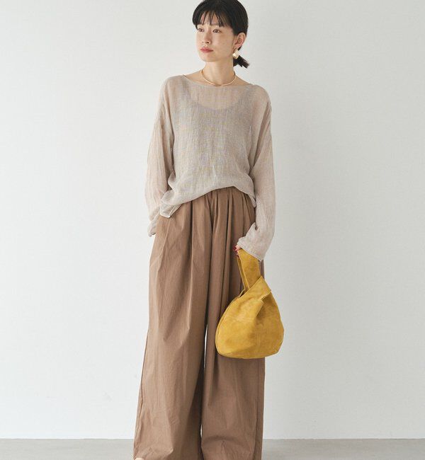  「スエード巾着ハンドバッグ」|トートバッグ|