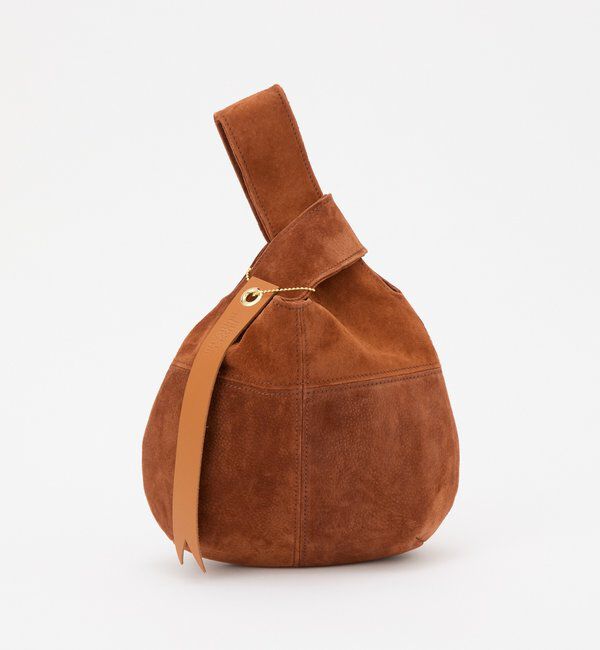 「スエード巾着ハンドバッグ」|トートバッグ|