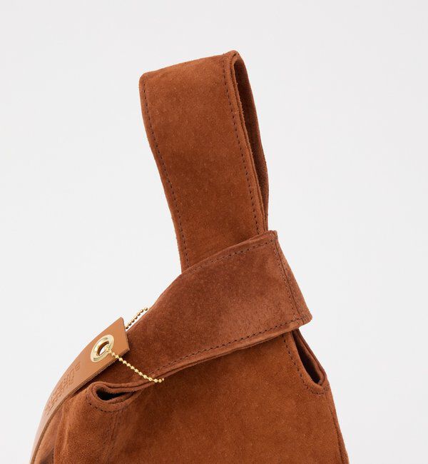  「スエード巾着ハンドバッグ」|トートバッグ|