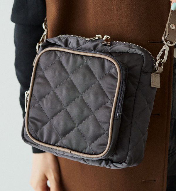  「キルティングスクエアショルダーバッグ」|ショルダー・メッセンジャー|
