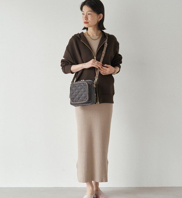  「キルティングスクエアショルダーバッグ」|ショルダー・メッセンジャー|
