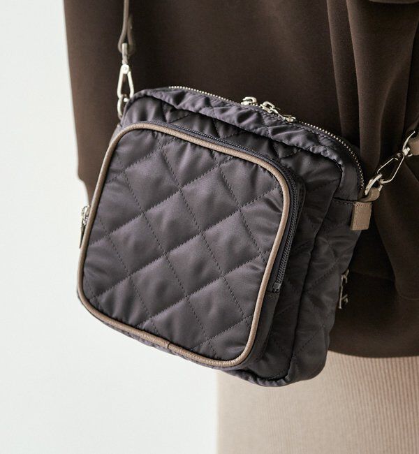  「キルティングスクエアショルダーバッグ」|ショルダー・メッセンジャー|