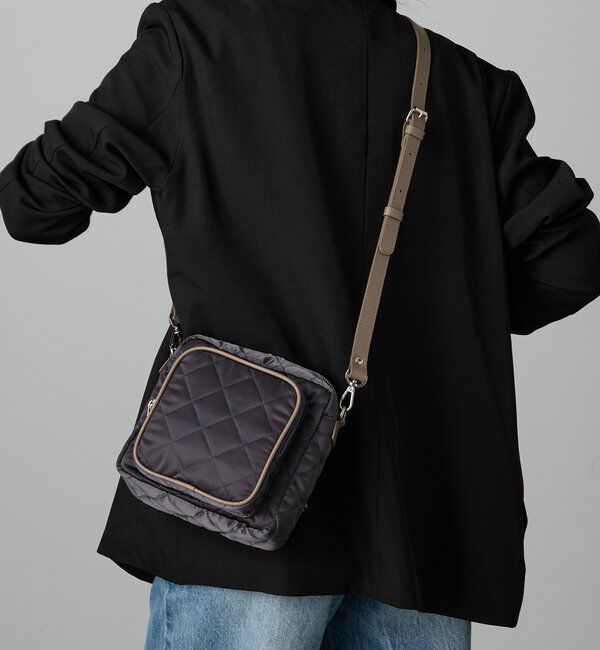  「キルティングスクエアショルダーバッグ」|ショルダー・メッセンジャー|