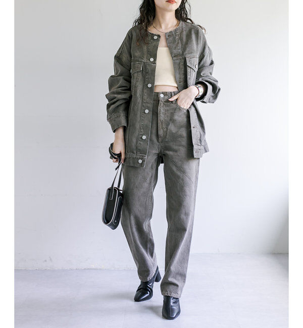  「【ai no de】new kurashiki ストレートPT」|デニム|