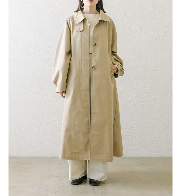  「【2サイズ展開】ステンカラートレンチコート」|トレンチコート|