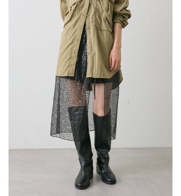  「シャイニーラップスカート」|スカート|