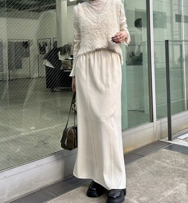  「ラメシャギーニットベスト」|ニット・セーター|