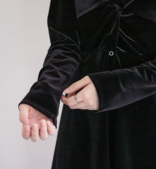  「ベロアミニワンピース」|ワンピース|