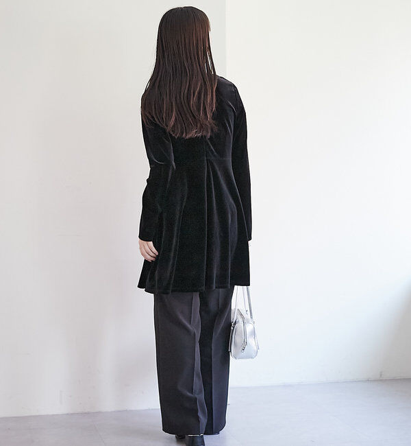  「ベロアミニワンピース」|ワンピース|