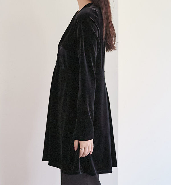  「ベロアミニワンピース」|ワンピース|
