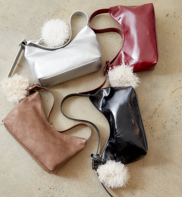  「loti ファーポーチ付きホーボーBAG」|トートバッグ|