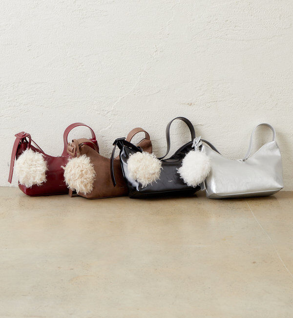  「loti ファーポーチ付きホーボーBAG」|トートバッグ|