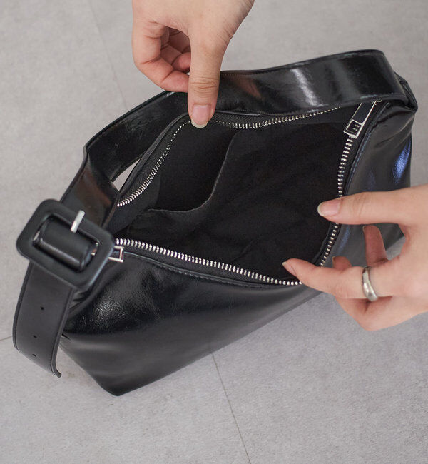  「loti ファーポーチ付きホーボーBAG」|トートバッグ|