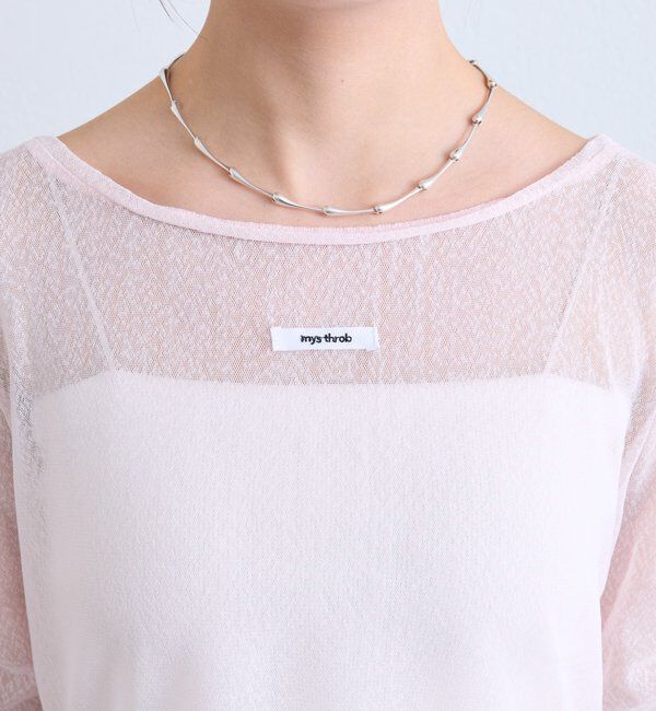  「スラブシアー5分袖プルオーバー」|Tシャツ・カットソー|