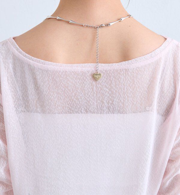  「スラブシアー5分袖プルオーバー」|Tシャツ・カットソー|