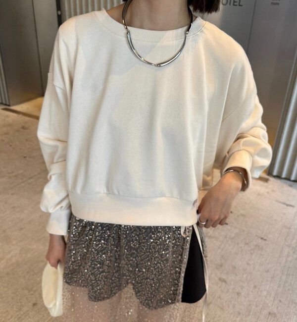  「25AWショートスウェット」|Tシャツ・カットソー|アイボリー