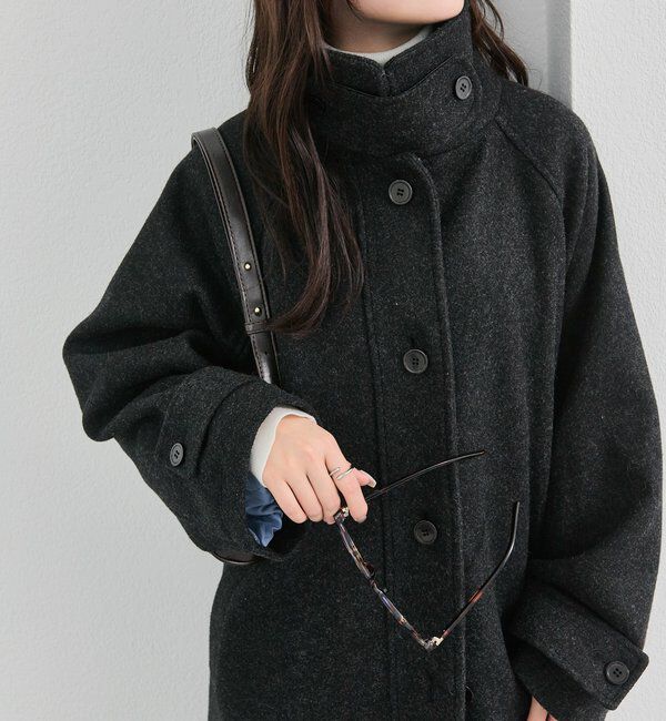  「テントラインロングコート」|その他|ブラック