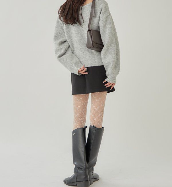  「BIGロゴドロストニット」|ニット・セーター|