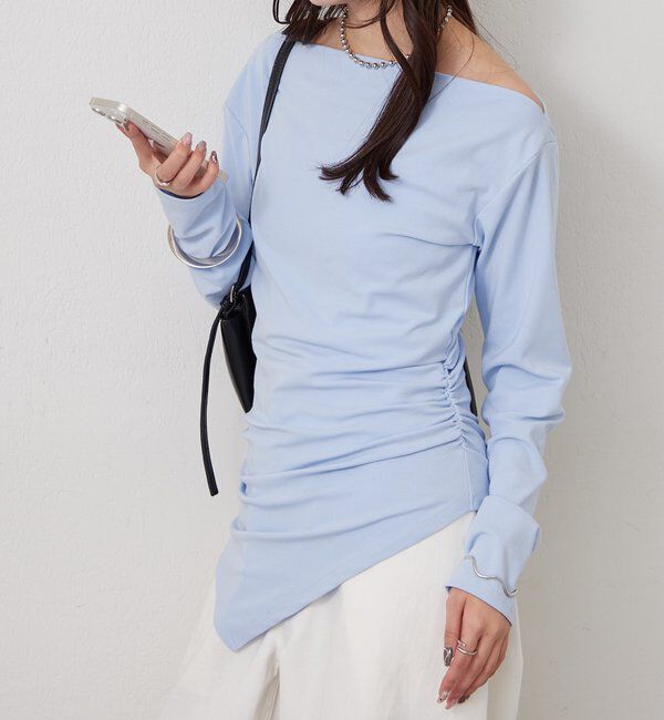  「オフショルヘム カットソー」|Tシャツ・カットソー|