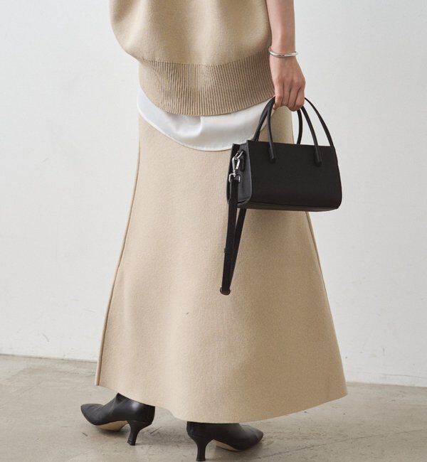  「【@_shirabe.s_コラボ】スウェットライクマーメイドニットスカート」|スカート|