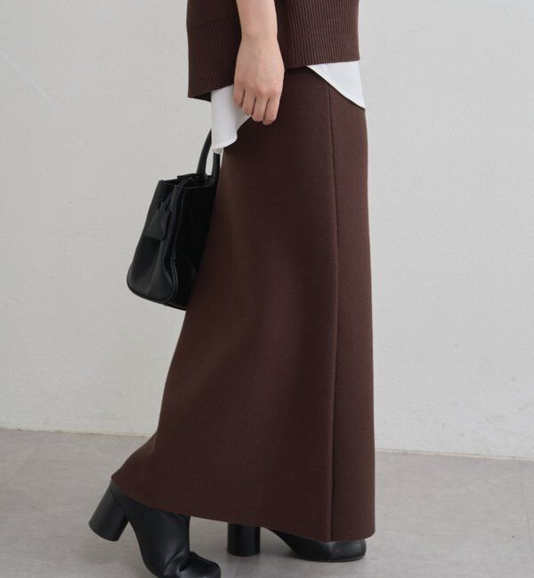  「【@_shirabe.s_コラボ】スウェットライクマーメイドニットスカート」|スカート|