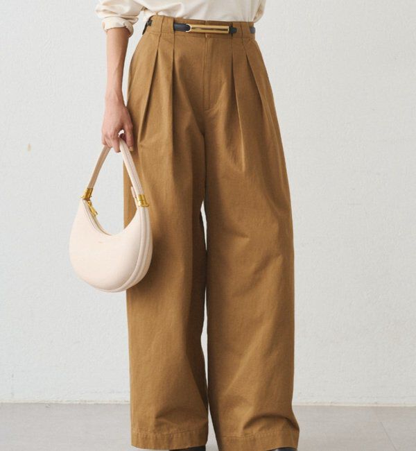  「チノベルトタックパンツ」|チノ|