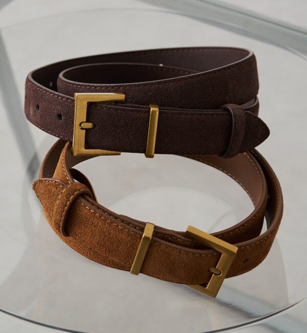  「【GALENA/ガレナ】スウェードベルト」|ベルト|