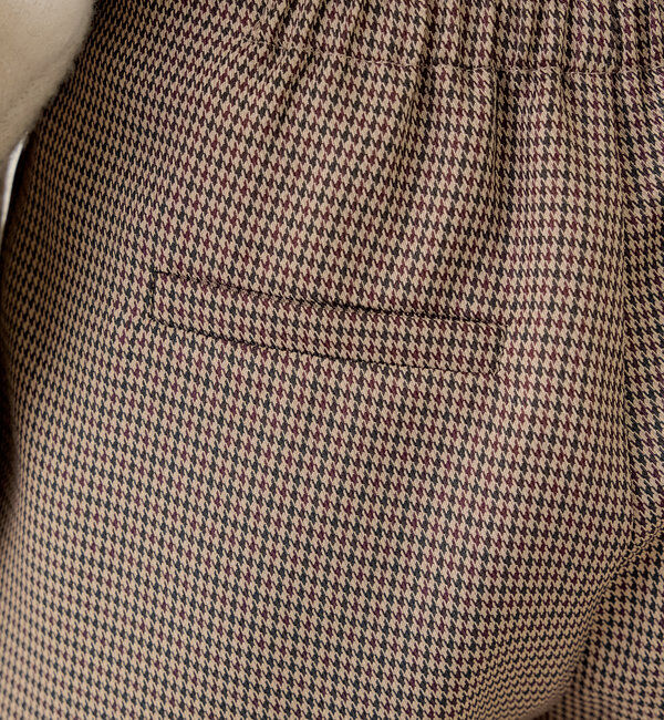  「【セットアップ対応】ダブルベルトキュロットショートパンツ」|チノ|