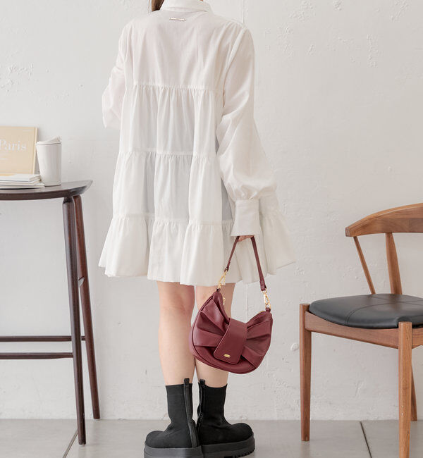  「フリルティアードチュニックシャツ」|シャツ・ブラウス|