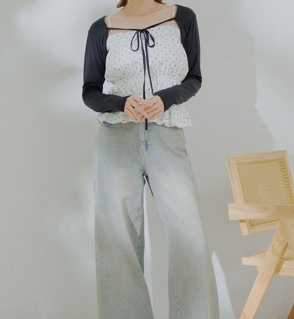  「【水着】ボレロレイヤード3点セット」|ビキニ|