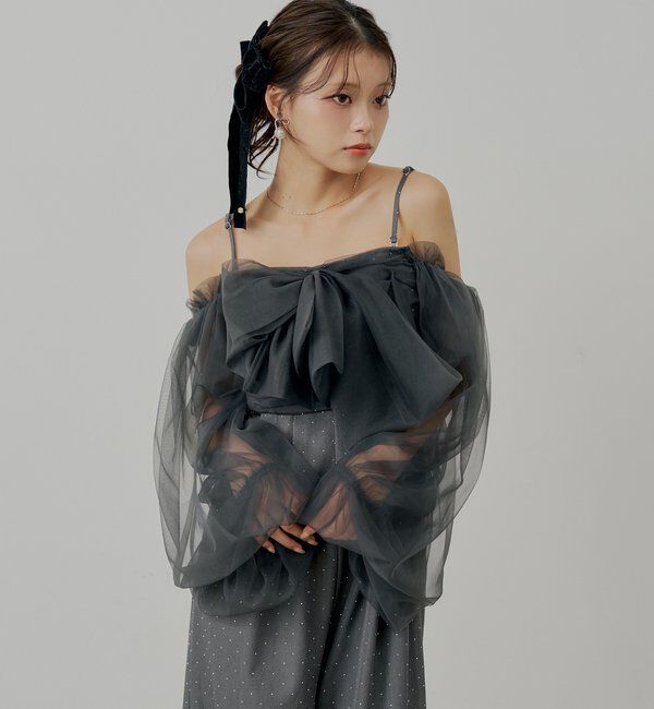  「【SALON byChico】フロントリボンドッキングコンビネゾン/オケージョン」|ドレス|