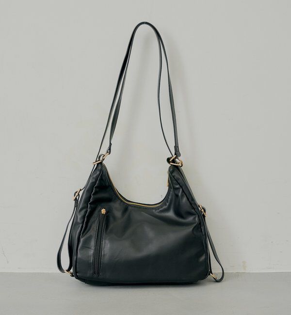  「ロゴチャーム付き3wayホーボーバッグ」|ボストンバッグ|