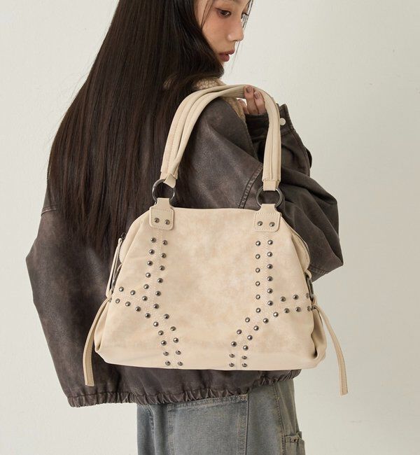  「【UNISEX/サイズ展開あり】3way ヴィンテージライクレザーボアブルゾン」|ブルゾン・スタジャン|