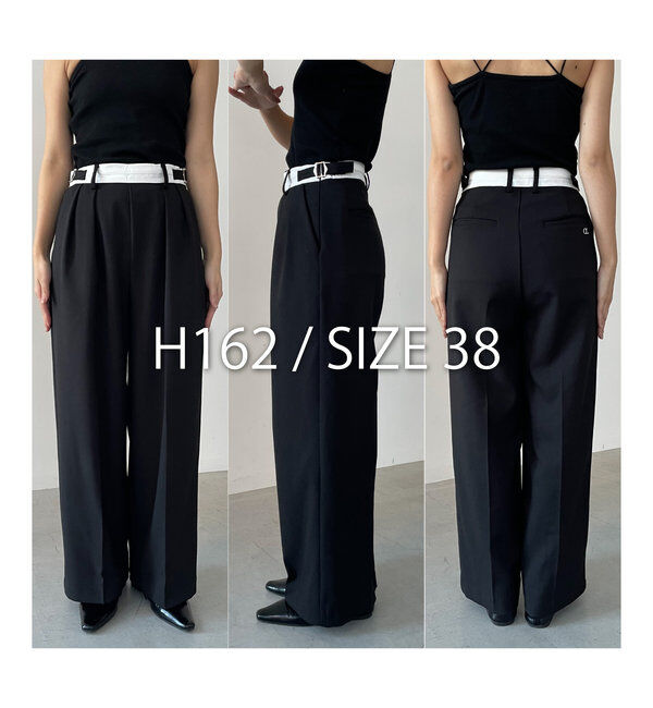  「【C.L】【セットアップ対応】マーベルトタックパンツ」|チノ|