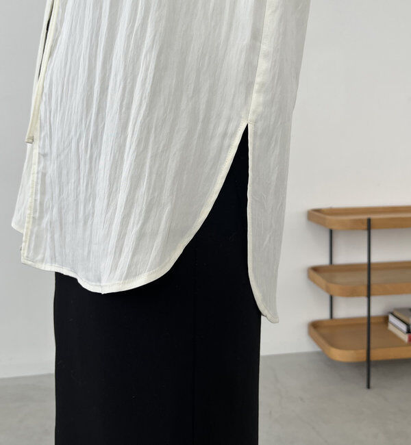  「【セットアイテム】ビスチェ付BIG襟シャツ」|シャツ・ブラウス|