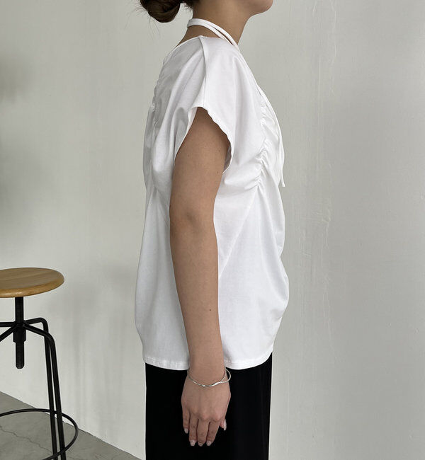  「【待望の再入荷！】ギャザーフレンチTシャツ」|Tシャツ・カットソー|