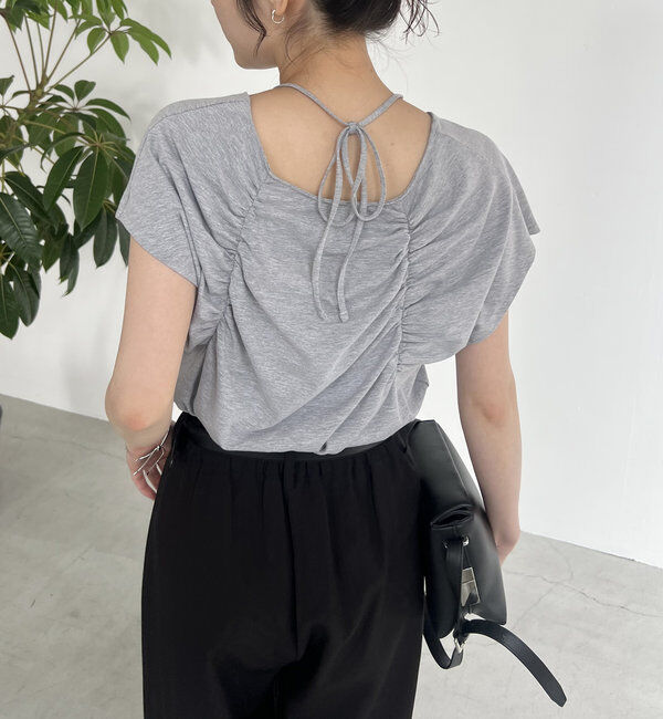  「【待望の再入荷！】ギャザーフレンチTシャツ」|Tシャツ・カットソー|