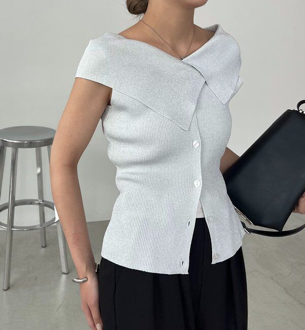  「【前後2WAY仕様】BIG襟ニット」|ニット・セーター|