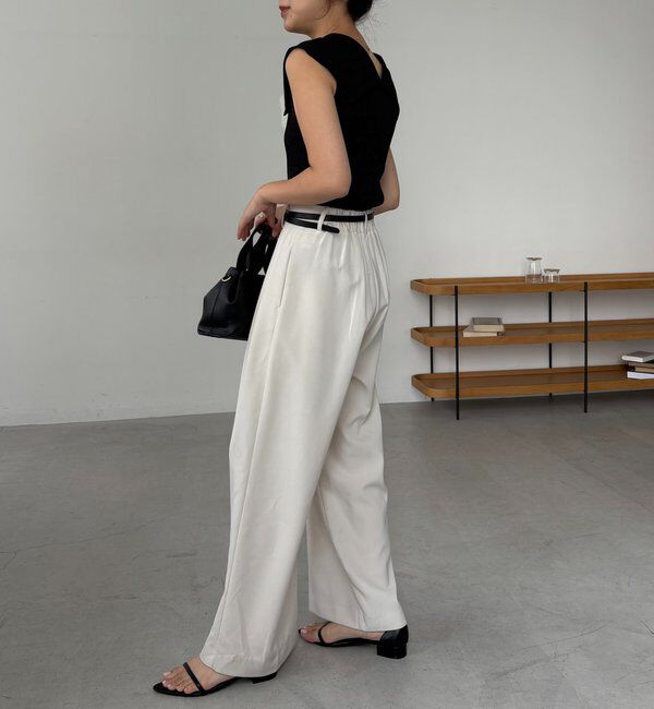  「【前後2WAY仕様】BIG襟ニット」|ニット・セーター|