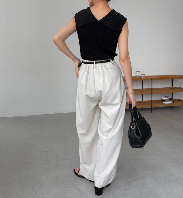  「【前後2WAY仕様】BIG襟ニット」|ニット・セーター|