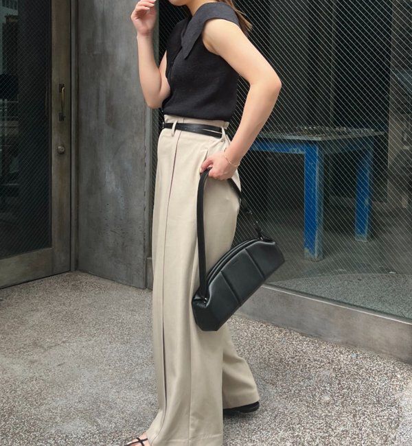  「【前後2WAY仕様】BIG襟ニット」|ニット・セーター|