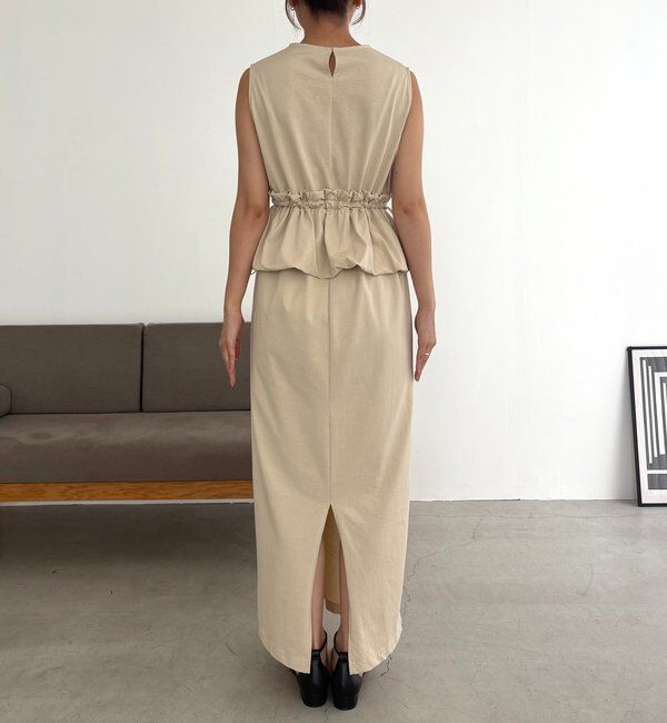  「【低身長サイズあり】バルーンペプラムワンピース」|ワンピース|