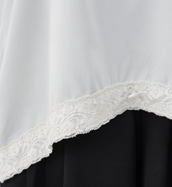  「サテンレースキャミソール」|キャミソール|