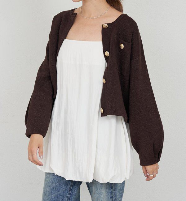  「バルーンチュニックキャミ」|キャミソール|