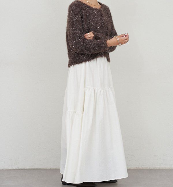  「タフタボリュームスカート」|スカート|